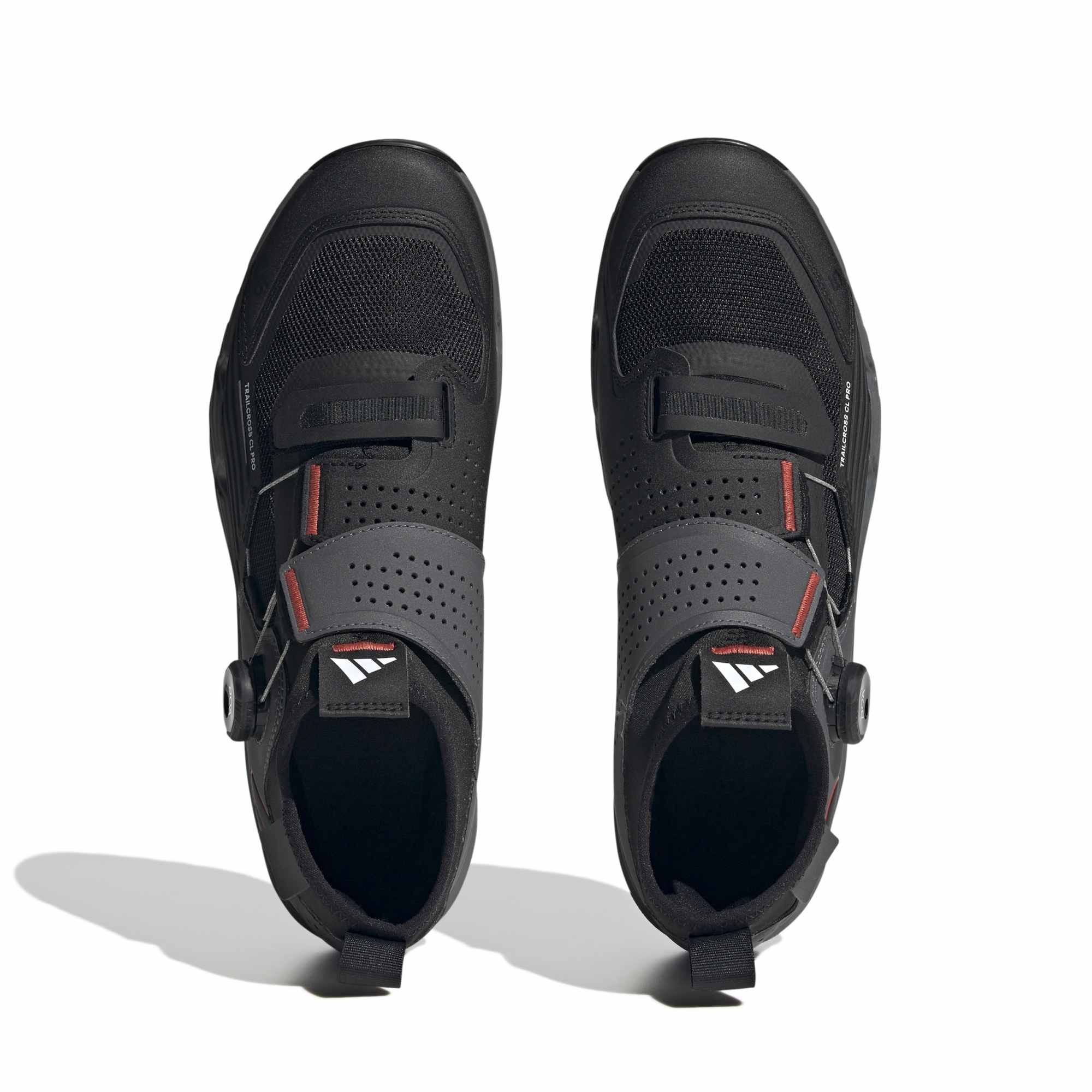 ADIDAS FIVE TEN TRAILCROSS PRO CLIP-IN MTB-Schuhe Grau/Schwarz/Rot - Image 3