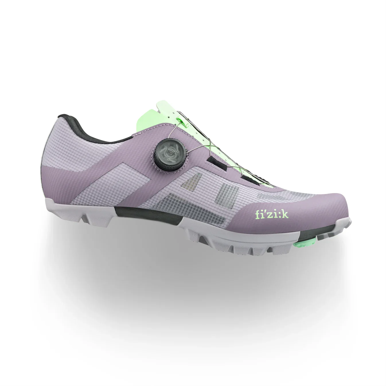 FIZIK VENTO PROXY WIDE XC/Gravel-Mountainbike-Schuhe, Lavendel/Grün