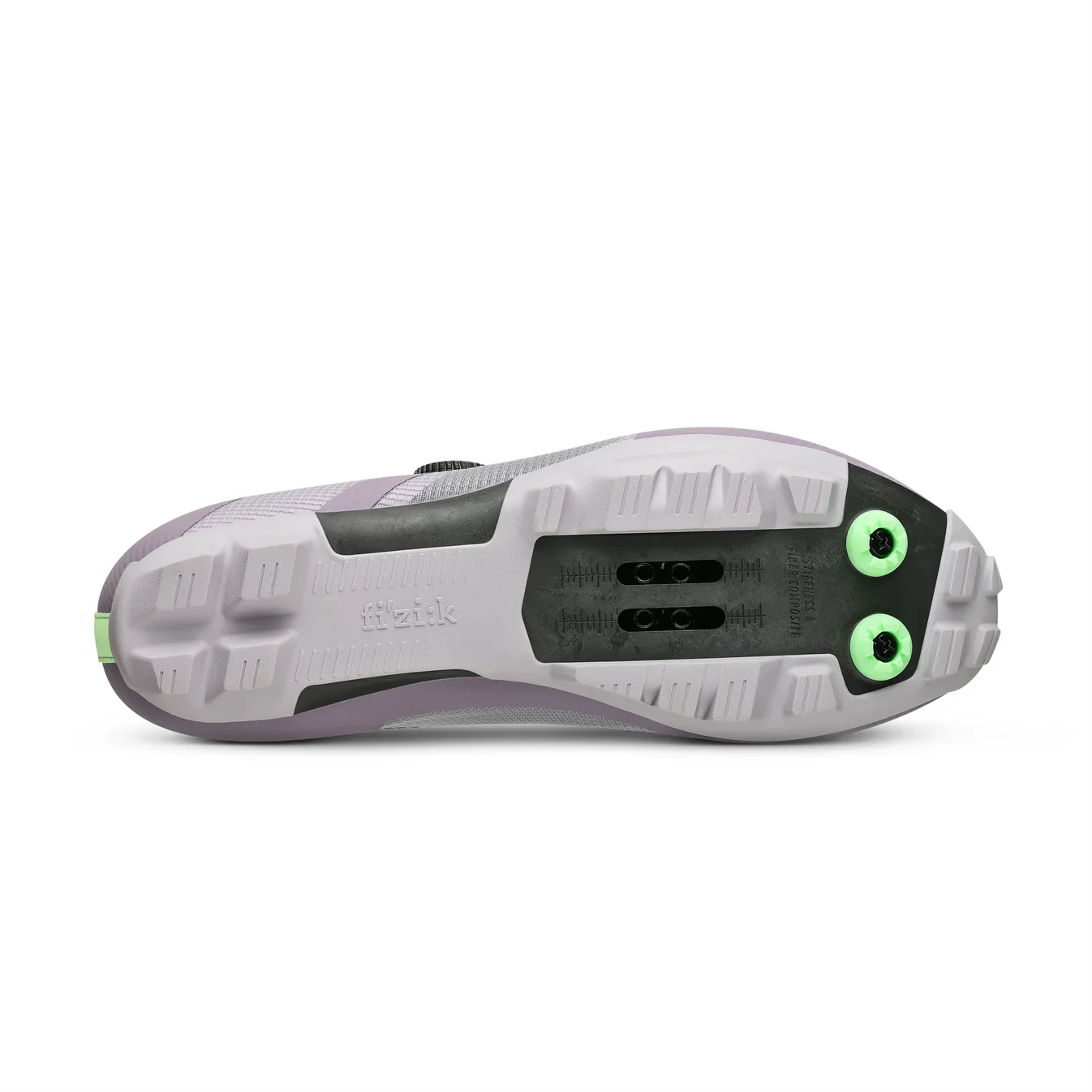 FIZIK VENTO PROXY WIDE XC/Gravel-Mountainbike-Schuhe, Lavendel/Grün - Image 2