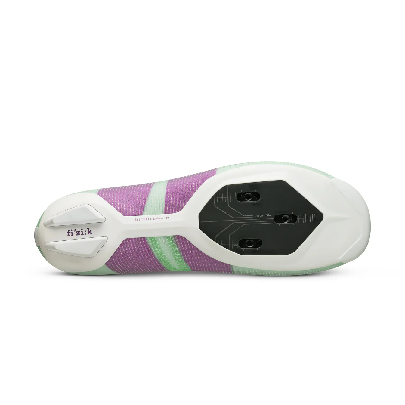 FIZIK VENTO VEGA CARBON Rennradschuhe, Grün/Lila - Image 2