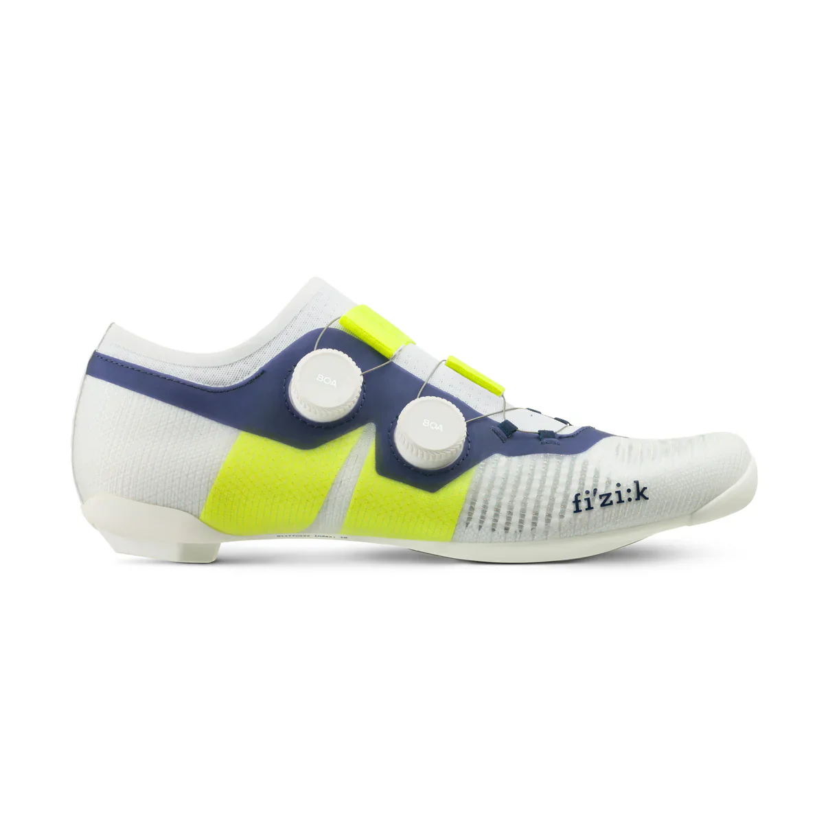 FIZIK VENTO VEGA CARBON Rennradschuhe Weiß/Gelb - Image 10