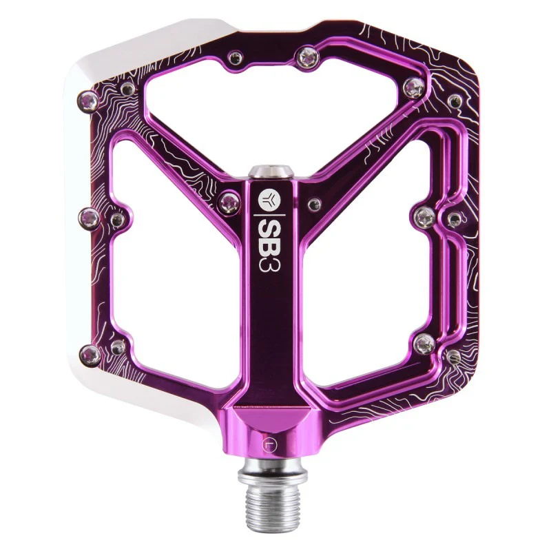 Flache Pedale SB3 SPECTRUM Violett