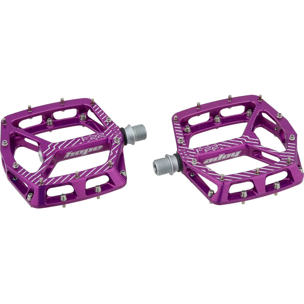 Flat Pedals HOPE F22 Violett - Image 4