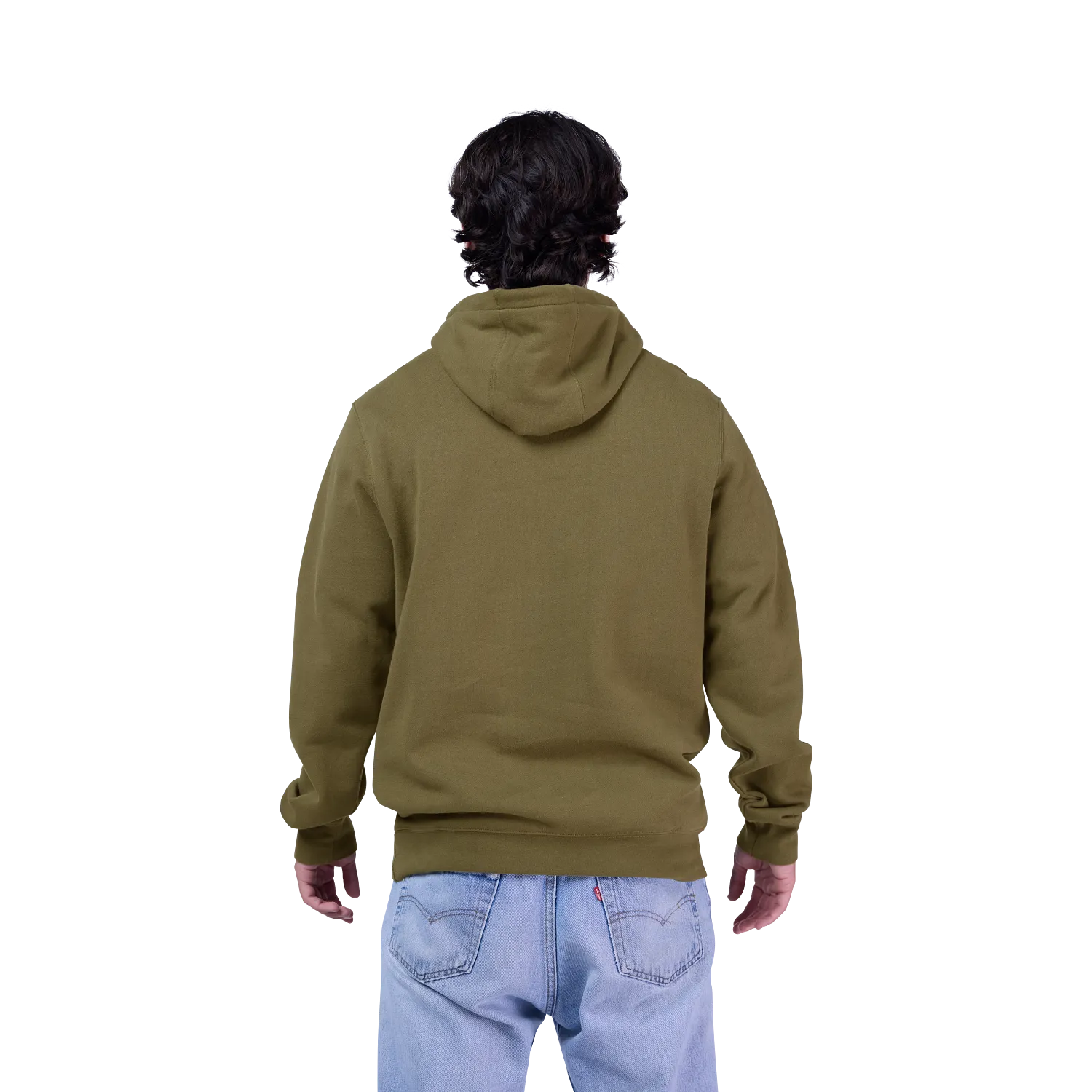 FOX ABSOLUTE FLEECE Kapuzensweatshirt Olivgrün - Image 4