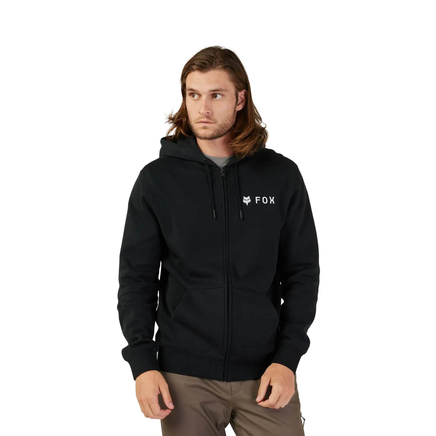 FOX ABSOLUTE ZIP Kapuzensweatshirt Schwarz - Image 3