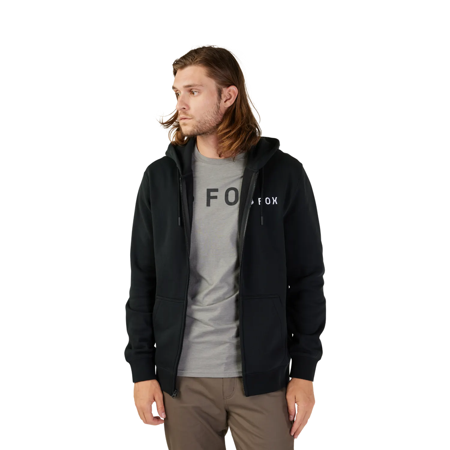 FOX ABSOLUTE ZIP Kapuzensweatshirt Schwarz - Image 7