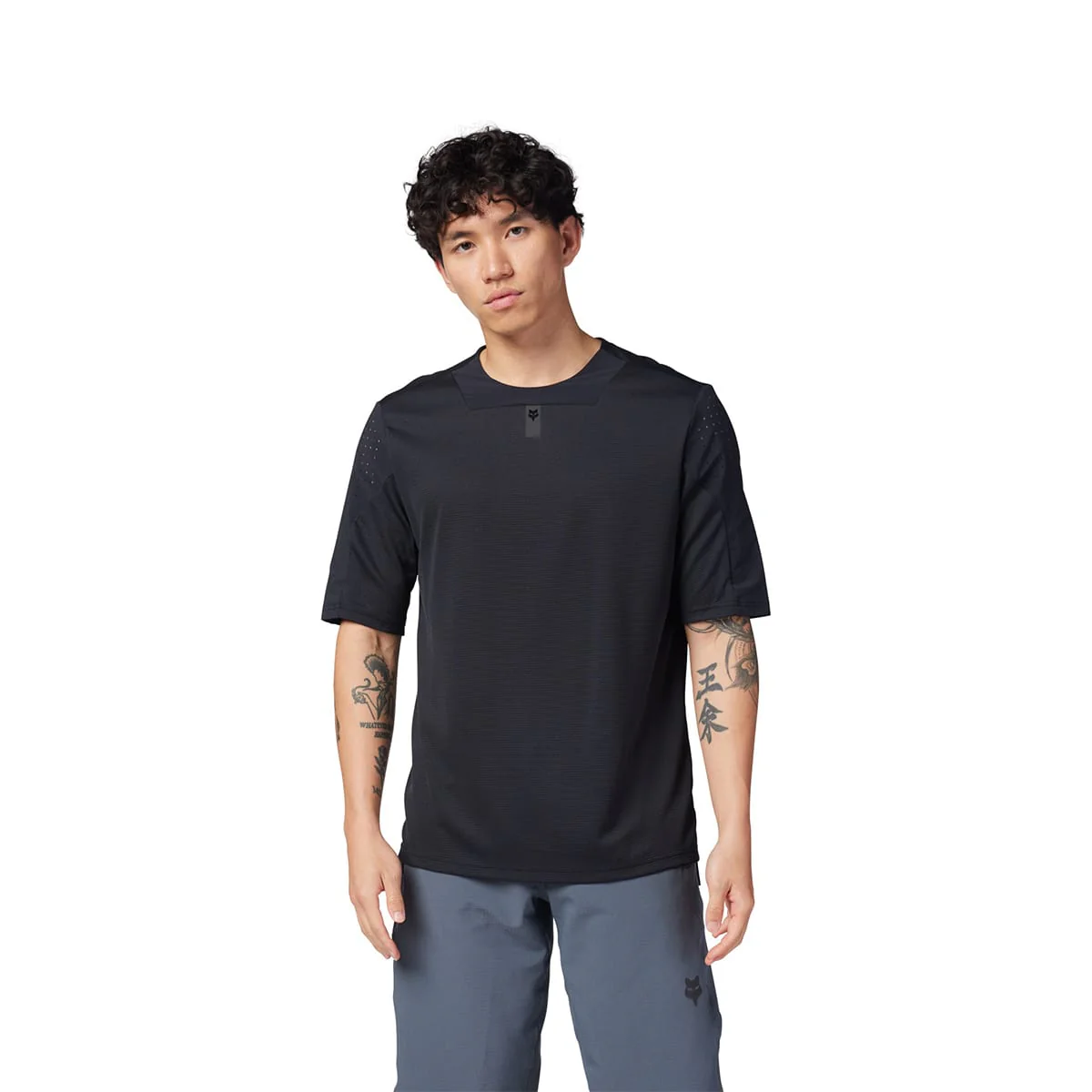 FOX DEFEND Trikot Kurzarm Schwarz - Image 3