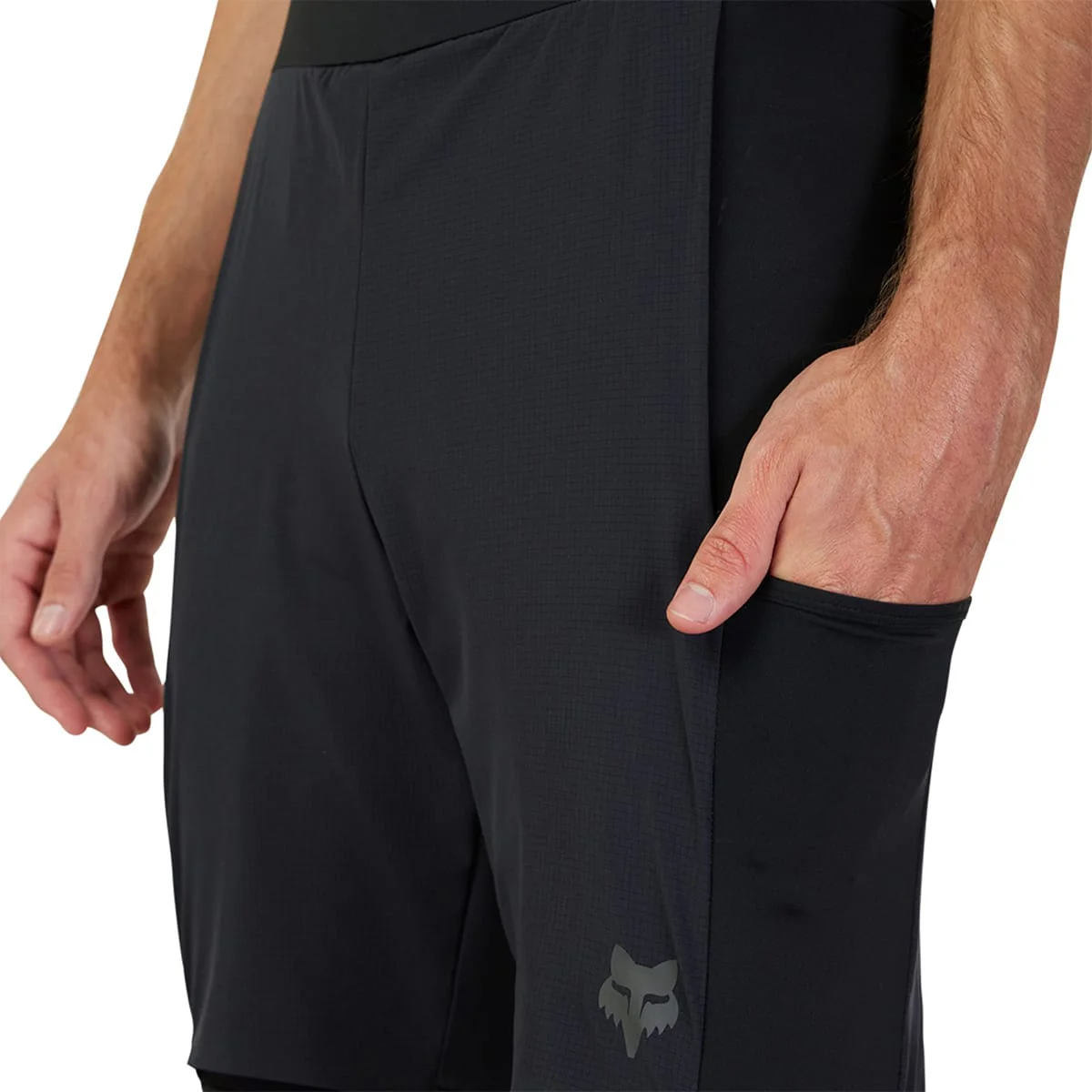 FOX FLEXAIR ASCENT CARGO Bib Shorts Schwarz - Image 3