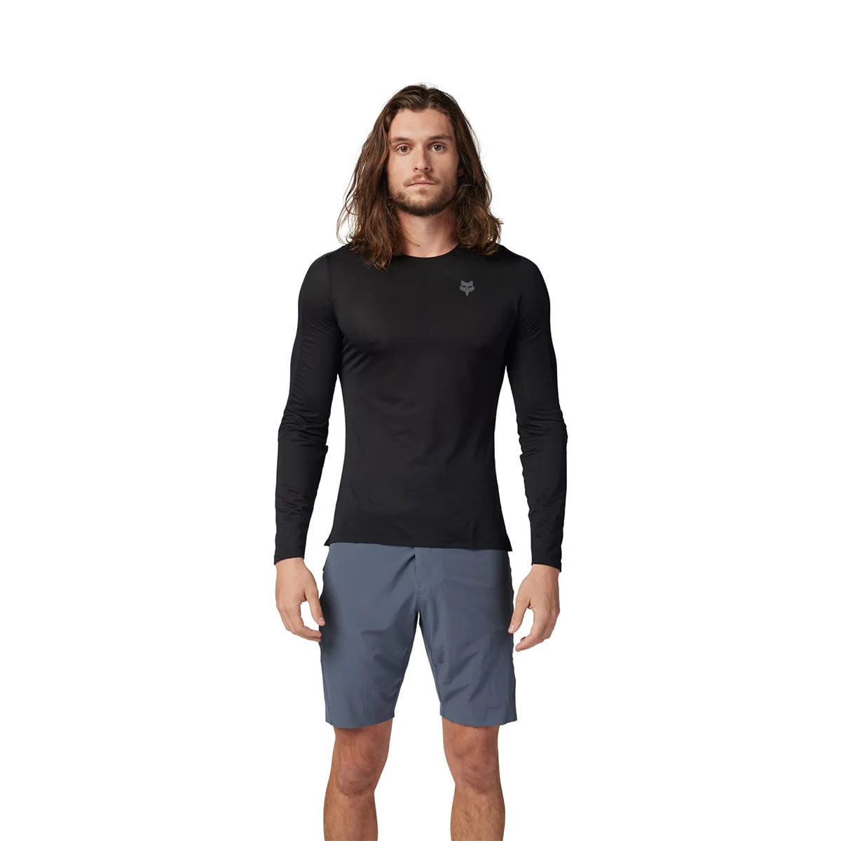 FOX FLEXAIR ASCENT Trikot Langarm Schwarz - Image 3