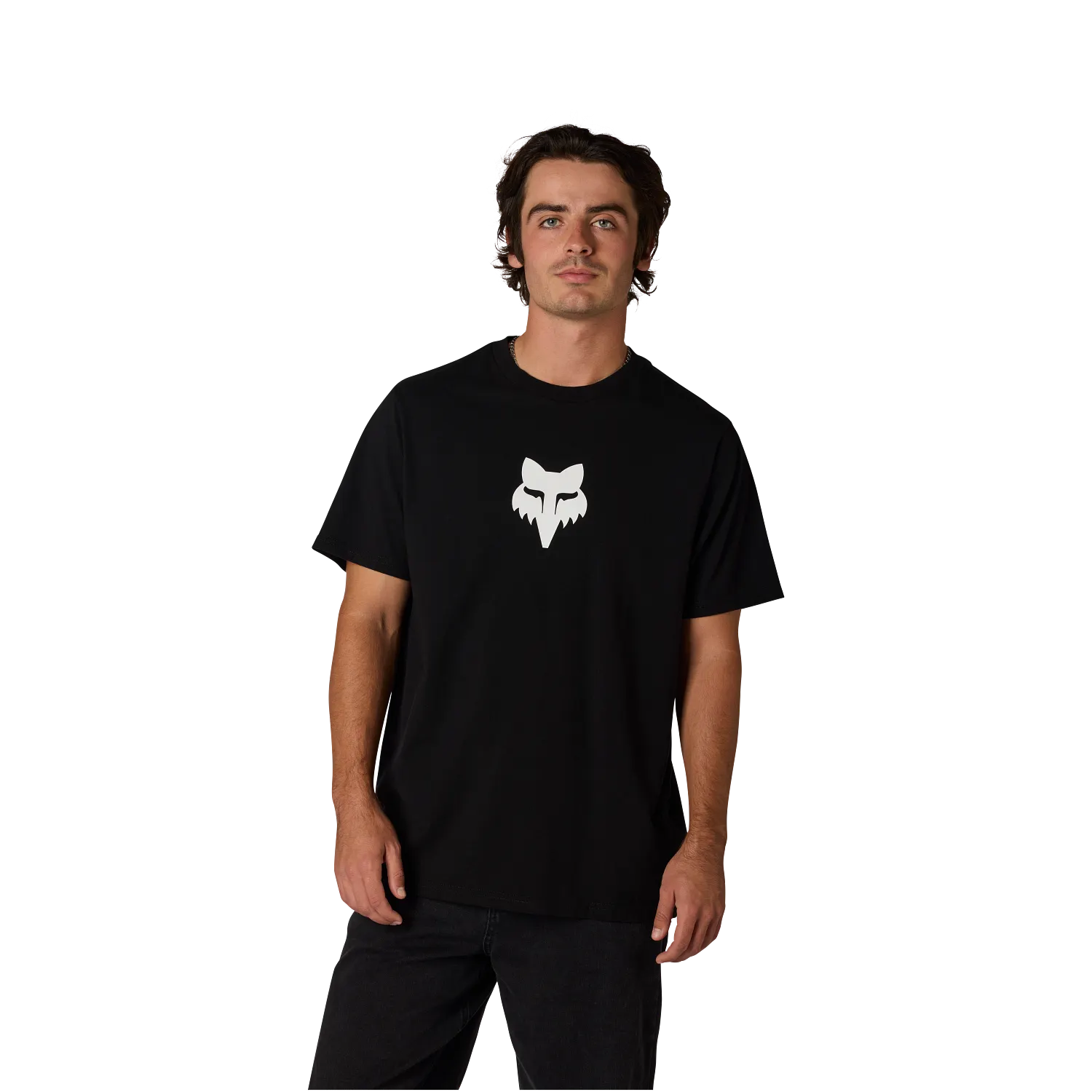 FOX HEAD 195 ORIGINAL Kurzarm T-Shirt Schwarz/Weiß - Image 4