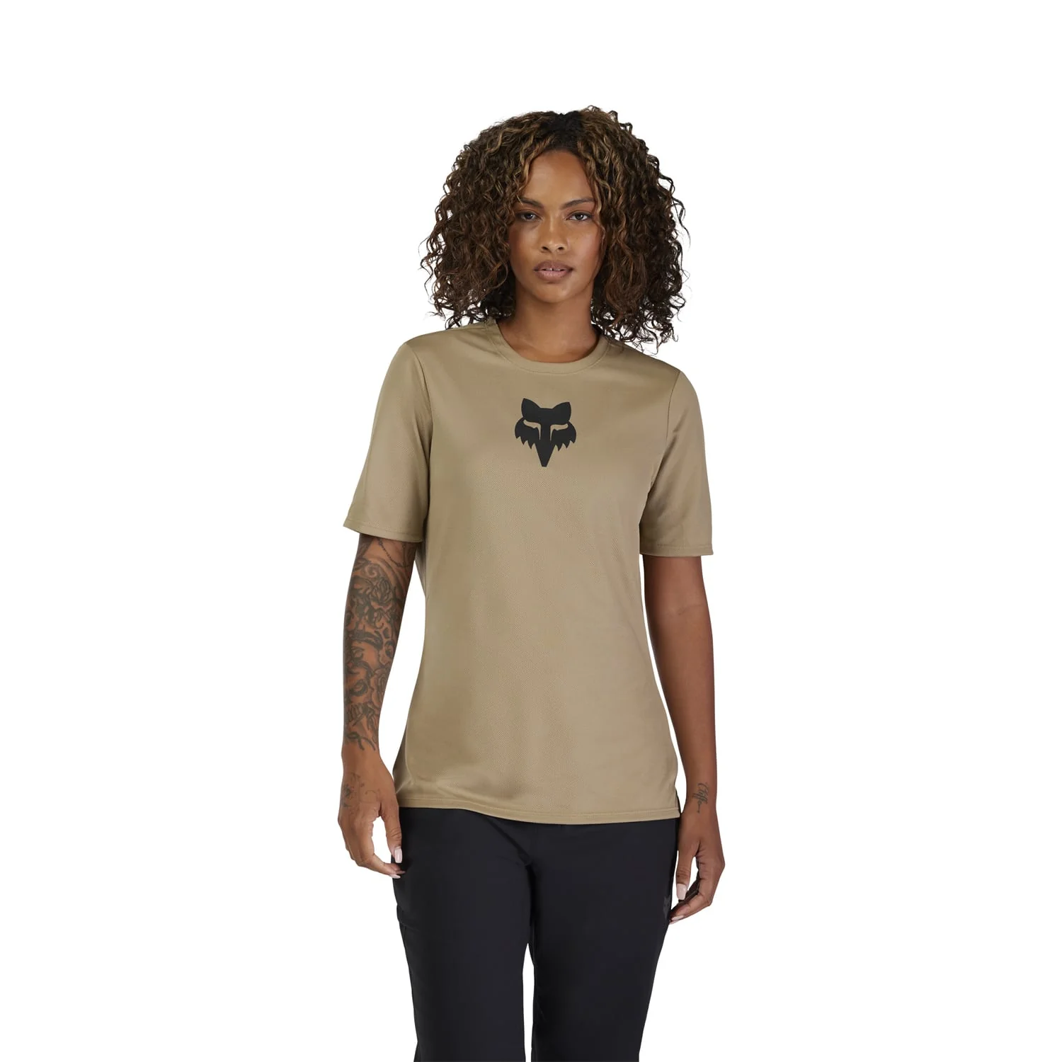 FOX RANGER HEAD Damen Trikot Kurzarm Beige - Image 3