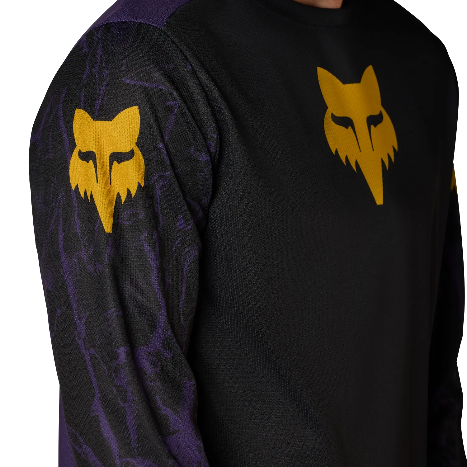 FOX RANGER IMAGE PRINT Trikot Langarm Schwarz/Violett - Image 4