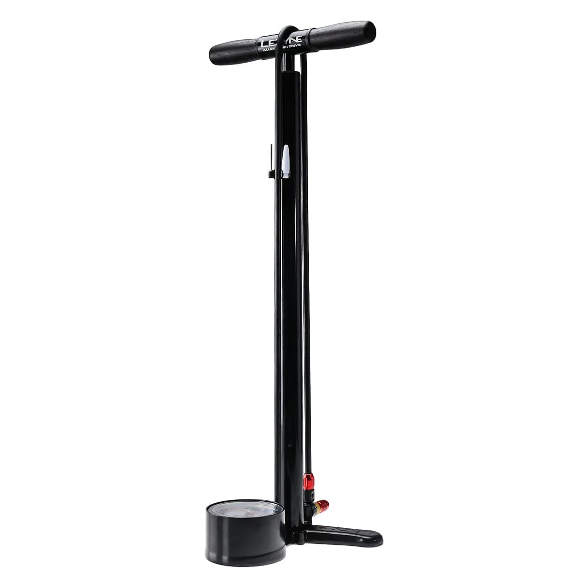 Fußpumpe LEZYNE ALLOY FLOOR DRIVE Schwarz