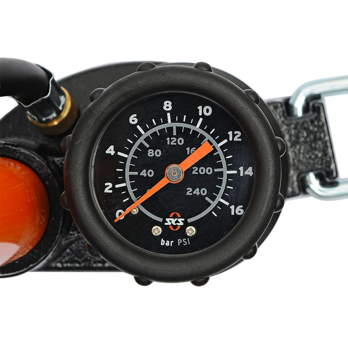 Fußpumpe SKS GERMANY RENNKOMPRESSOR EVA Orange - Image 3