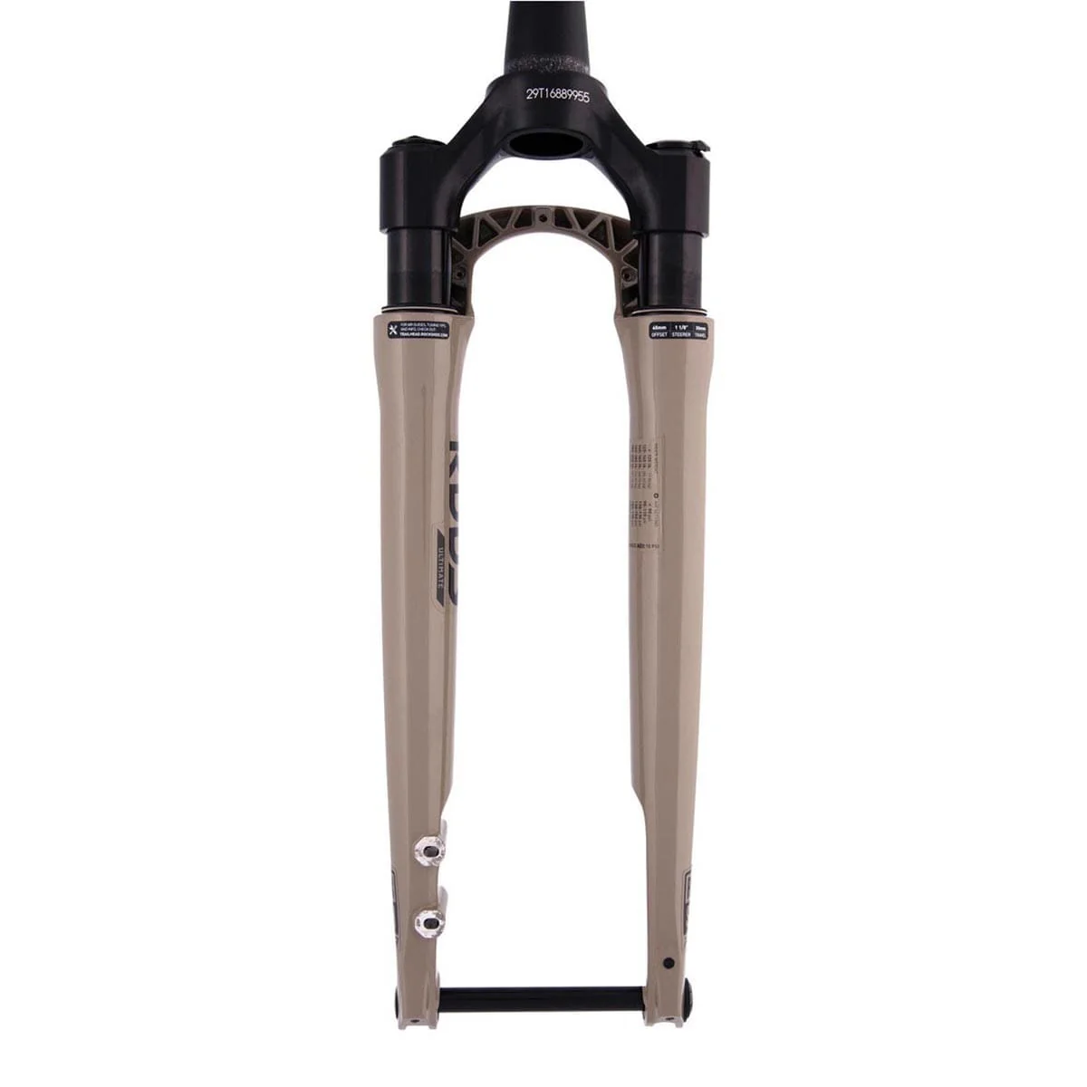 Gabel ROCKSHOX RUDY ULTIMATE RACE DAY 700c 12x100mm Offset 45mm A1 Beige - Image 3