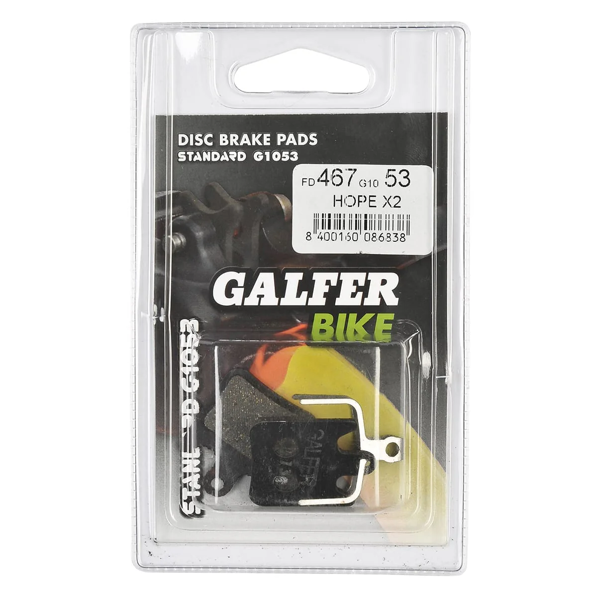 GALFER PERFORMANCE Hope X2 Semi-Metallic-Schneidplatten - Image 3