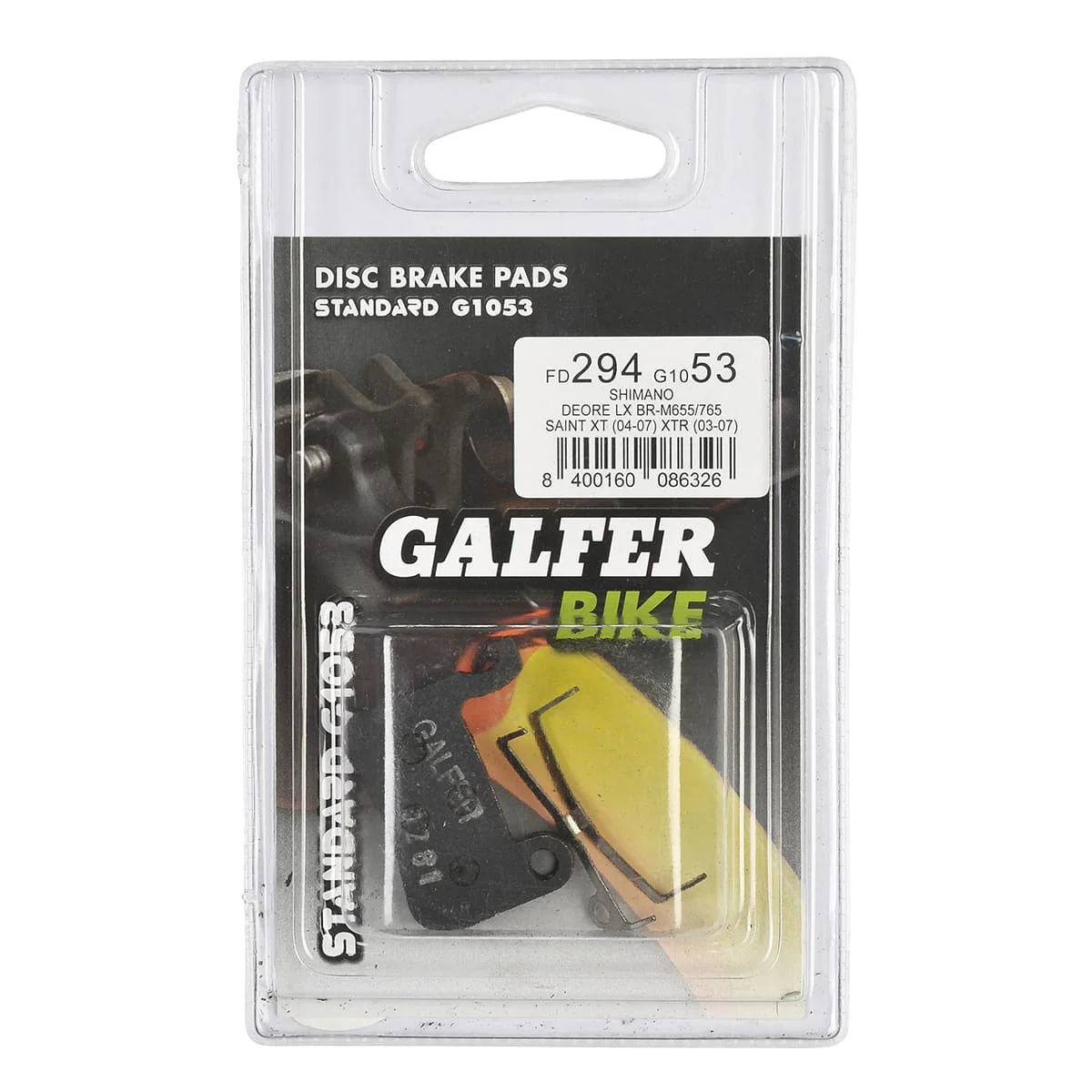 GALFER PERFORMANCE Semi-Metallic Bremsbeläge Shimano A01S-M06 Saint / XTR / XT / SLX / LX - Image 3