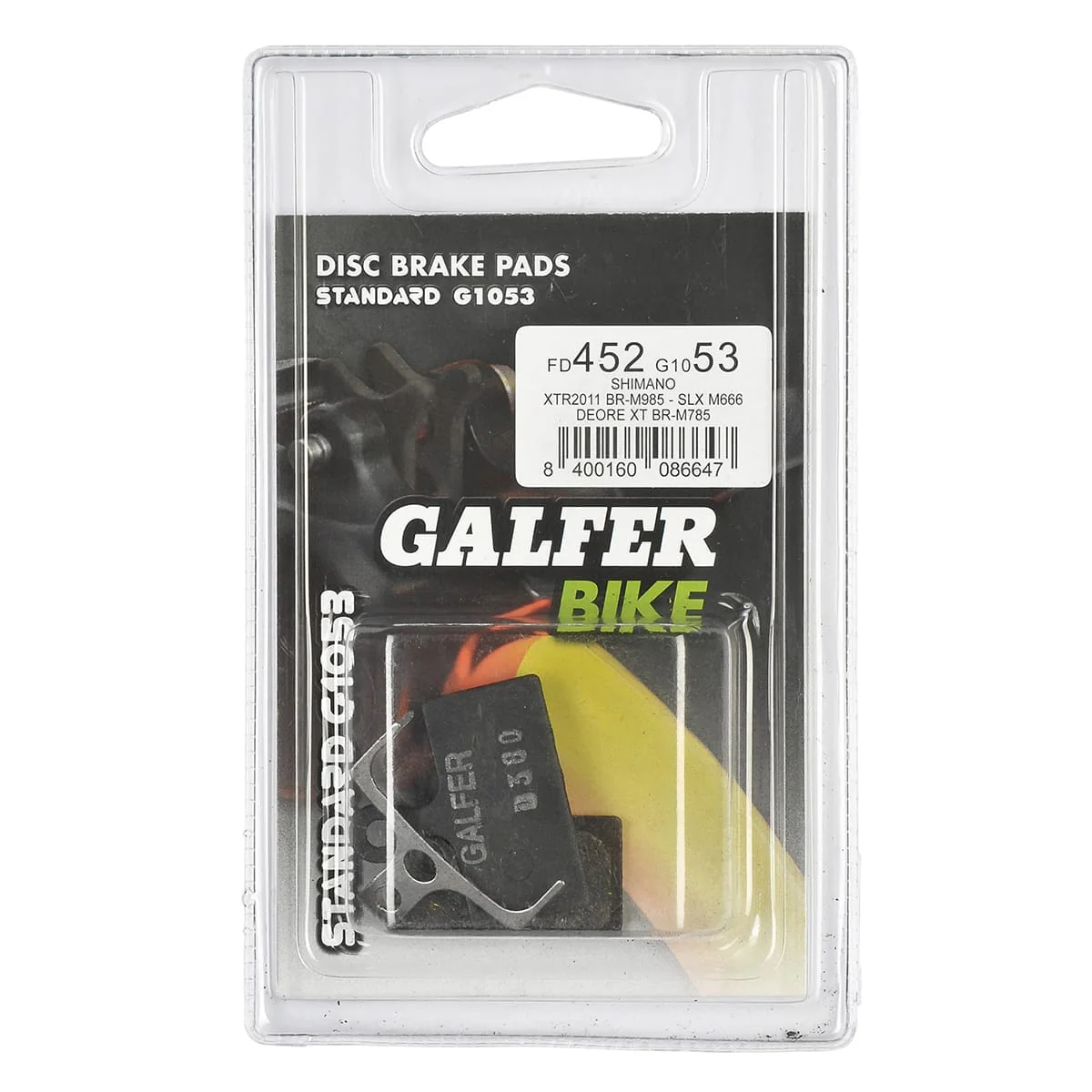 GALFER PERFORMANCE Semi-Metallic Bremsbeläge Shimano XTR / XT / SLX / Alfine - Image 3