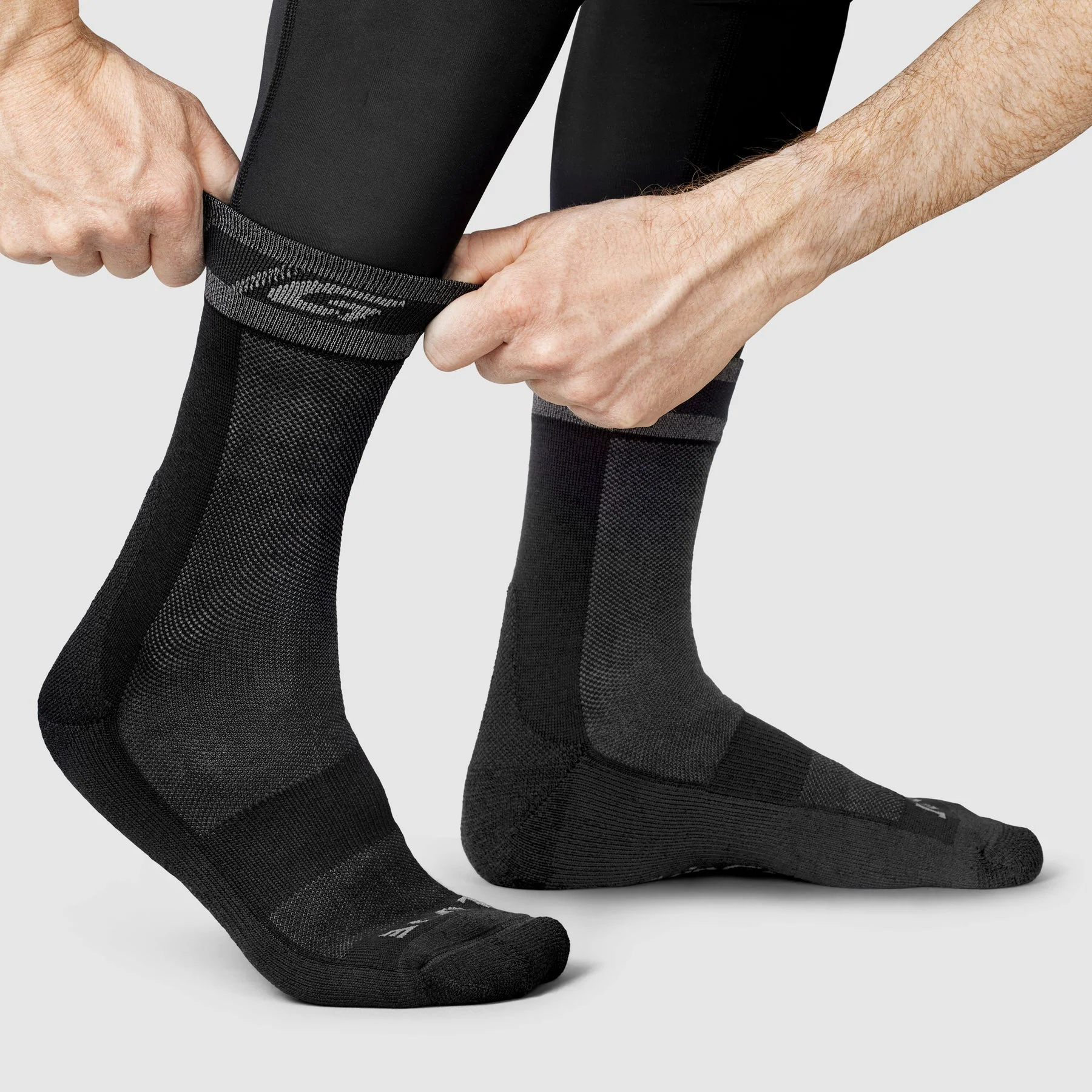 GRIPGRAB Merino Socken Winter Schwarz - Image 2