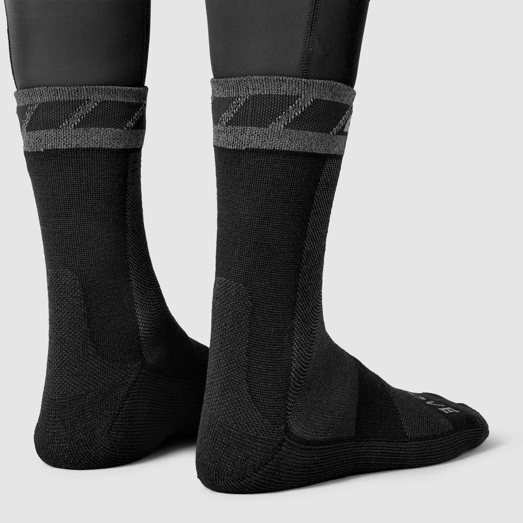 GRIPGRAB Merino Socken Winter Schwarz - Image 3