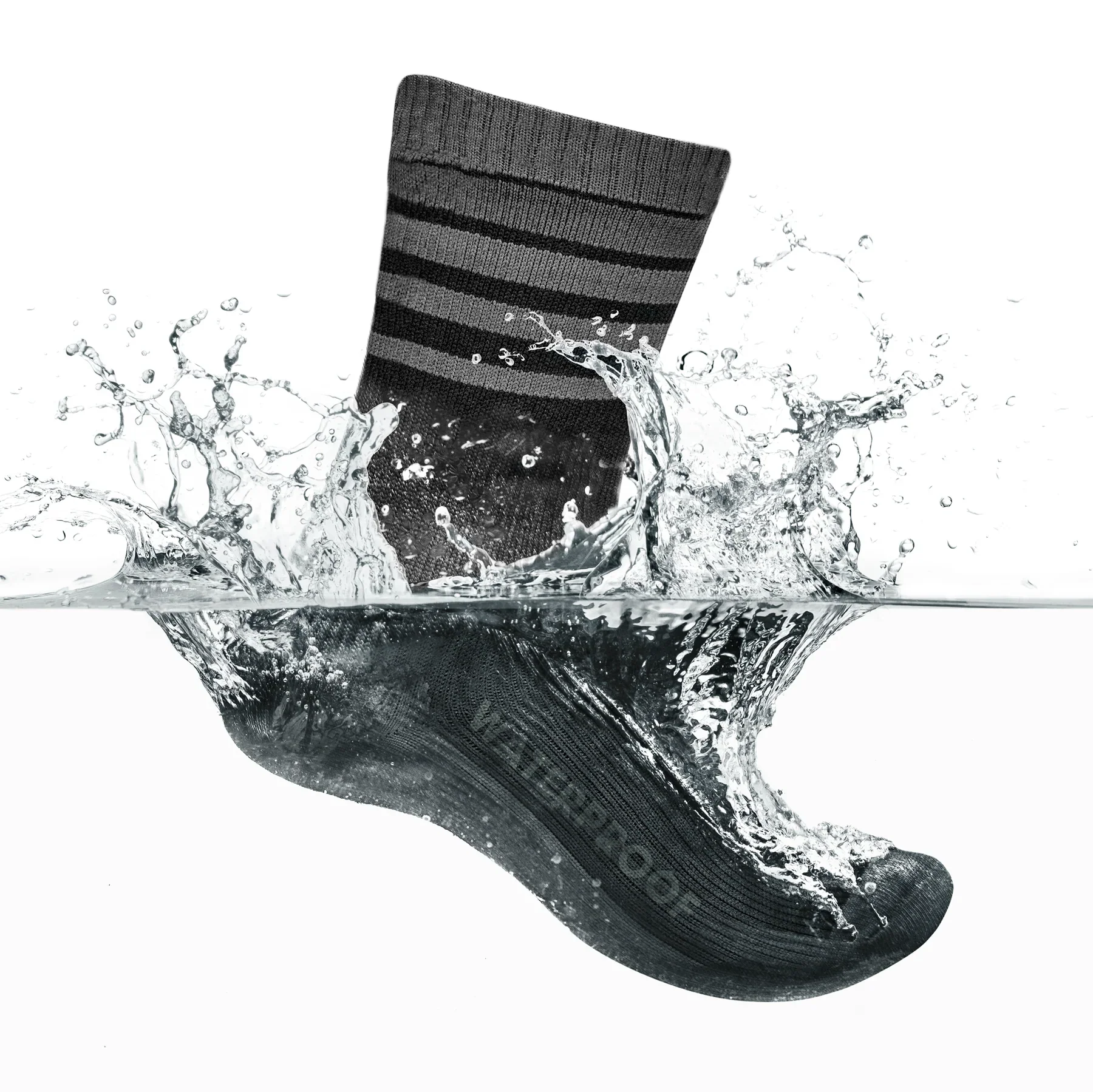GRIPGRAB Merino Wintersocken Wasserdicht Schwarz - Image 2
