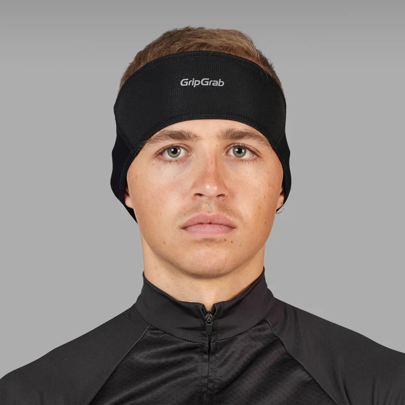 GRIPGRAB THERMO Windbreaker Stirnband Winter Schwarz - Image 2