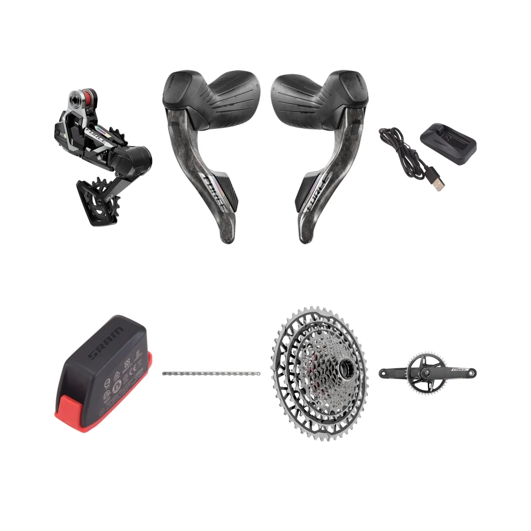 Gruppe SRAM FORCE AXS XPLR E1 1x13V Leistungsmesser
