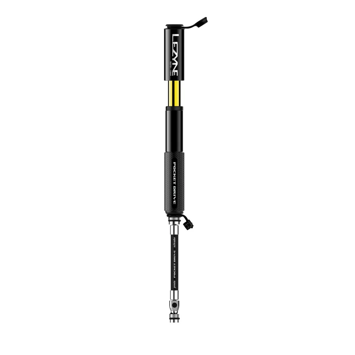 Handpumpe LEZYNE CNC POCKET DRIVE HV Schwarz - Image 2