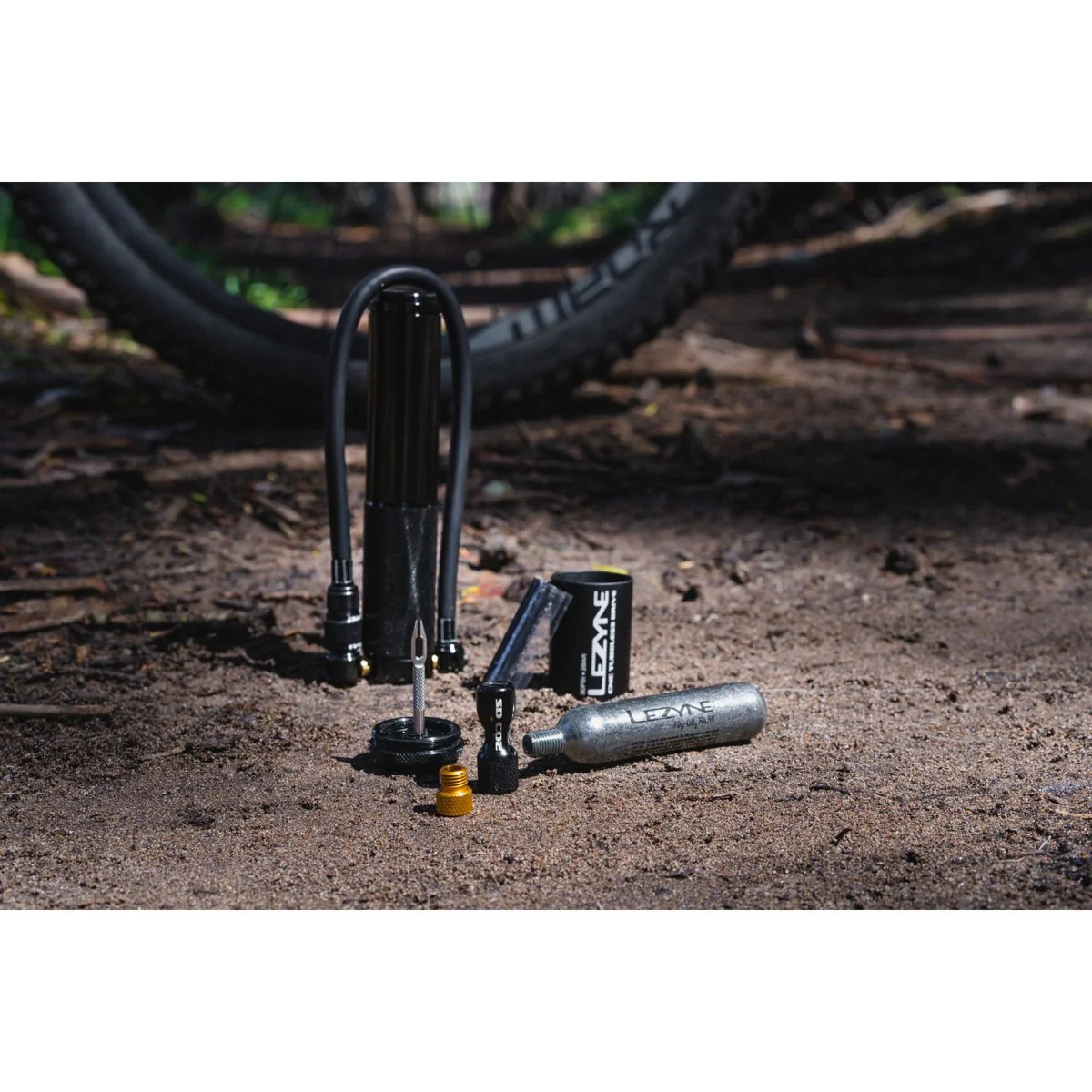 Handpumpe LEZYNE CNC TUBELESS DRIVE Schwarz - Image 3