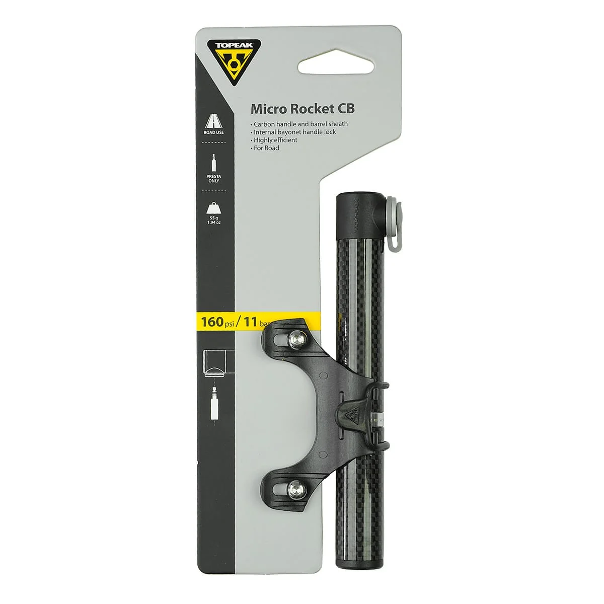 Handpumpe TOPEAK MICRO ROCKET CB Schwarz - Image 4