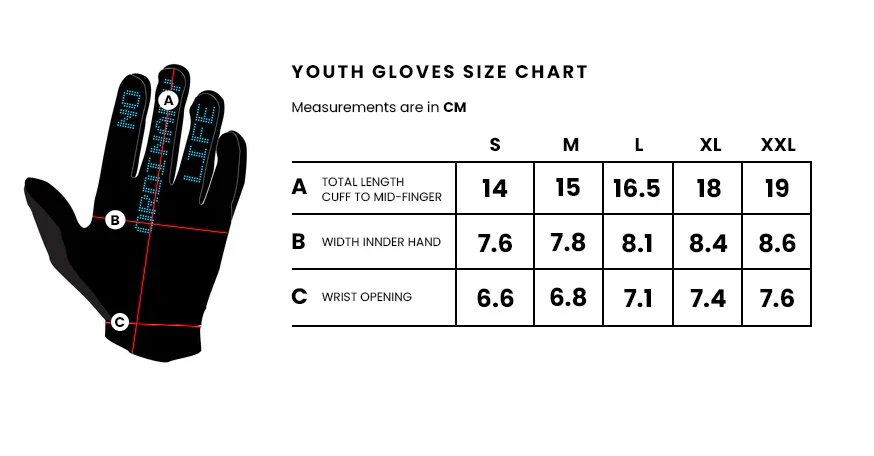 Handschuhe DHARCO GRAVITY ROCKNROLLA Junior Schwarz - Image 3