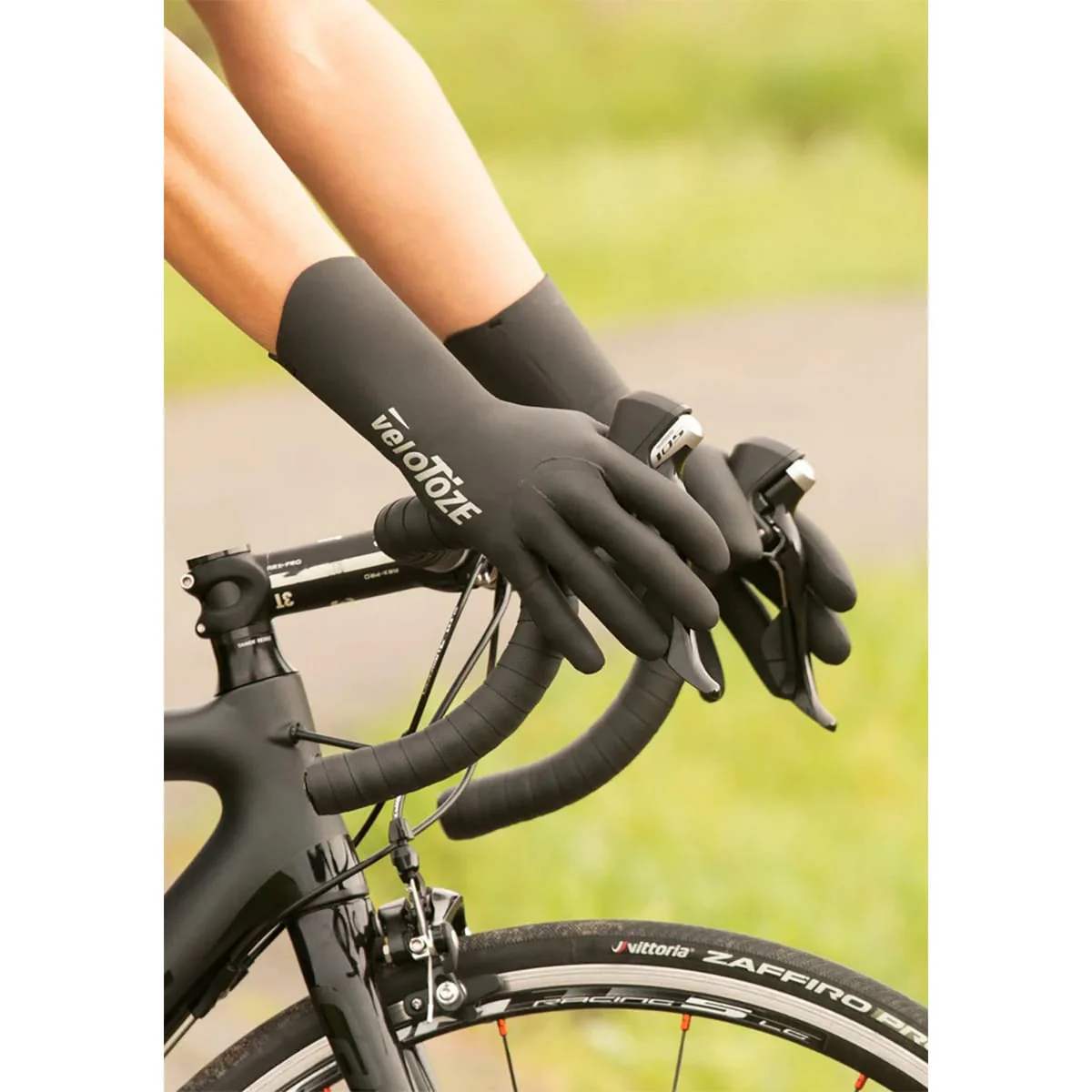 Handschuhe VELOTOZE NEEPERN Schwarz/Weiß - Image 5