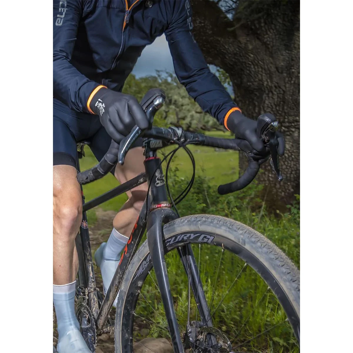 Handschuhe VELOTOZE NEEPERN Schwarz/Weiß - Image 6