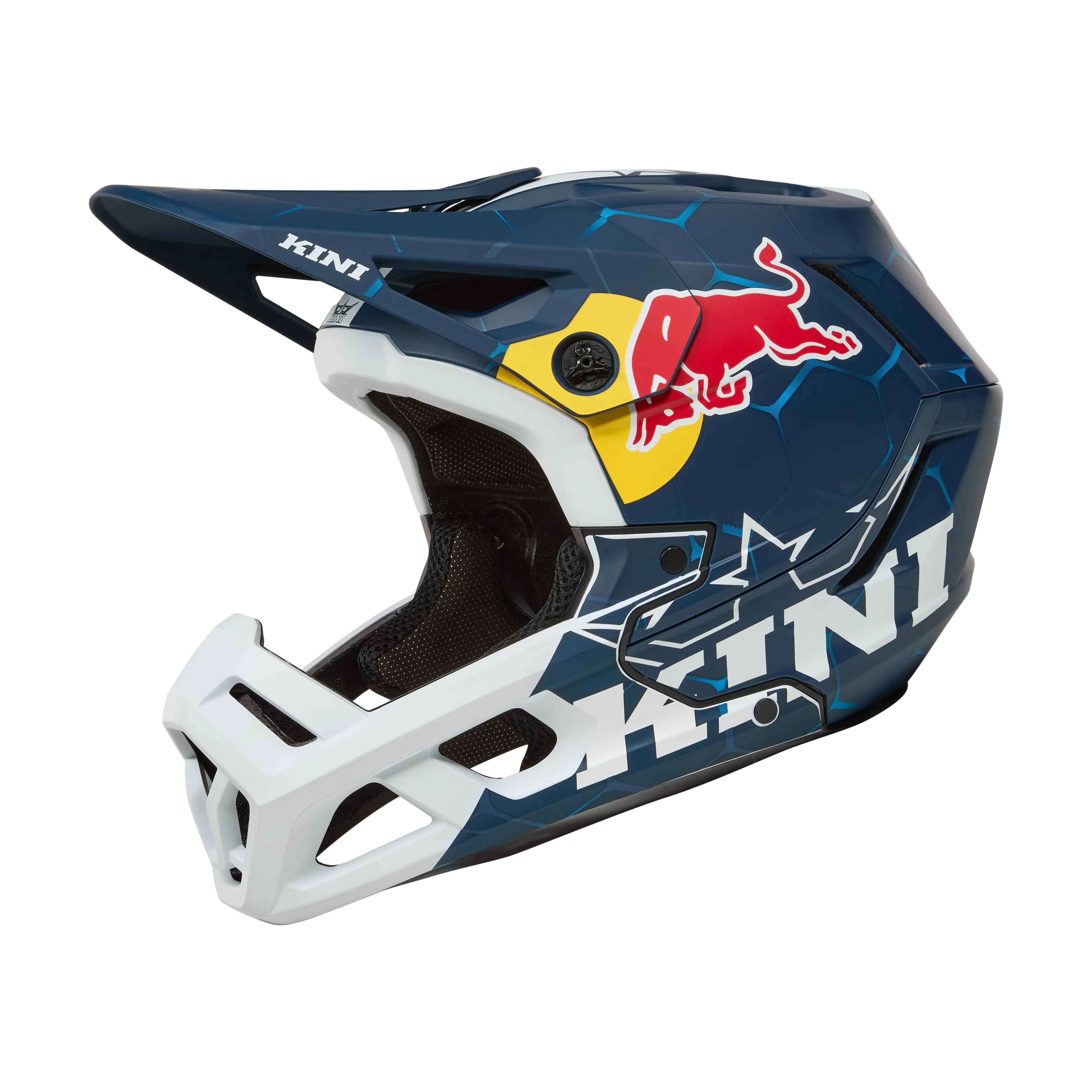O'NEAL EC KINI RED BULL 1.0 Mountainbike-Helm Weiß/Blau - Image 2