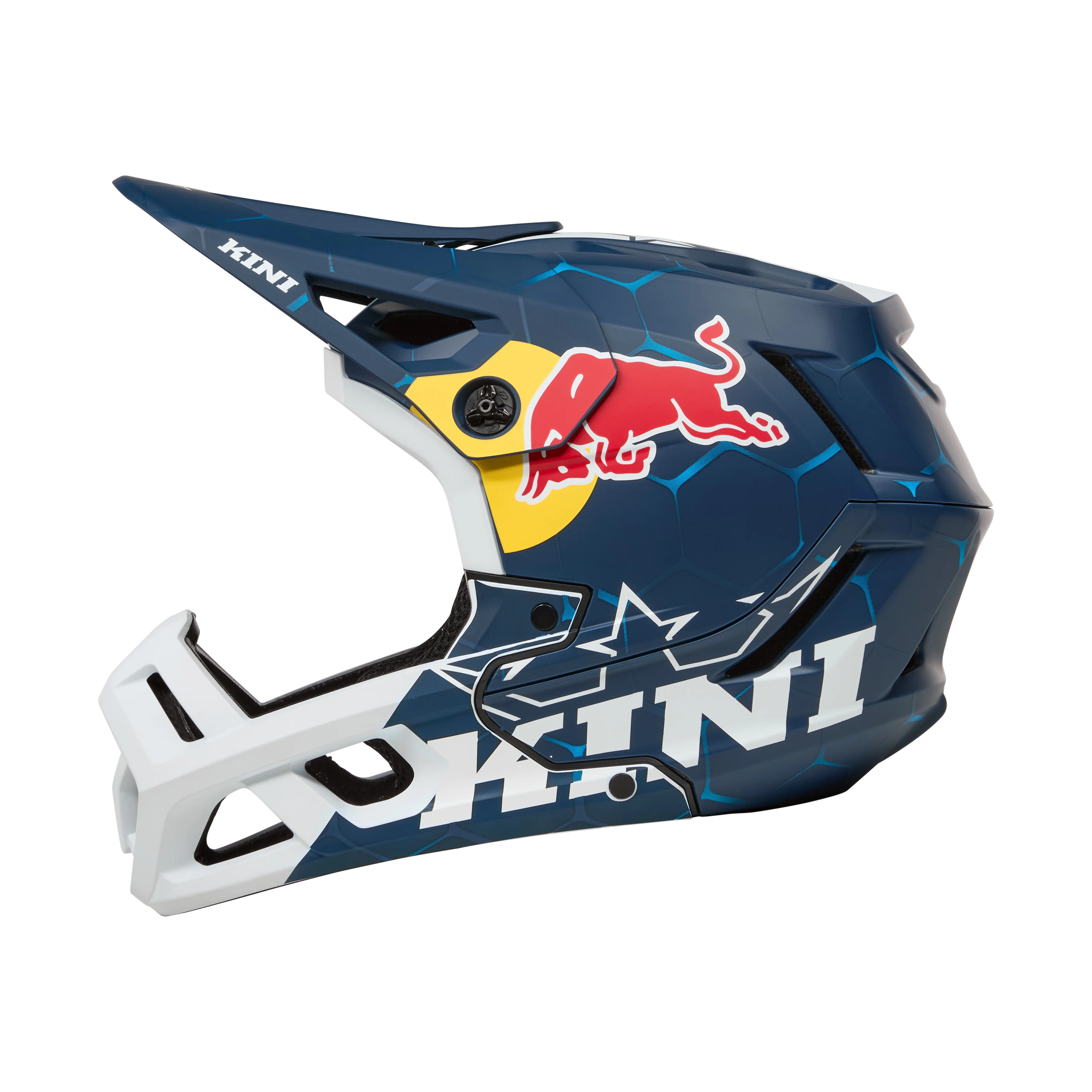 O'NEAL EC KINI RED BULL 1.0 Mountainbike-Helm Weiß/Blau - Image 3