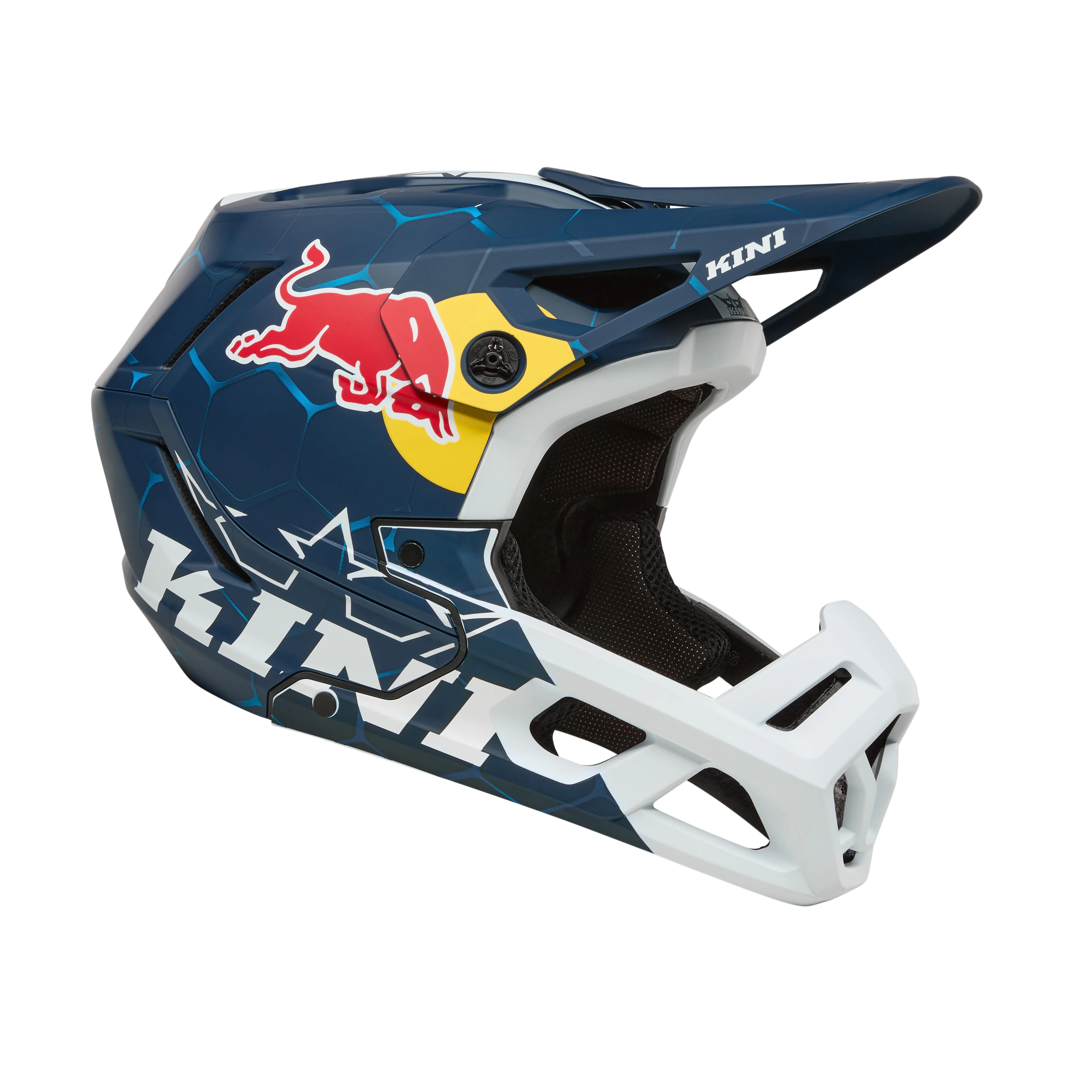 O'NEAL EC KINI RED BULL 1.0 Mountainbike-Helm Weiß/Blau - Image 4