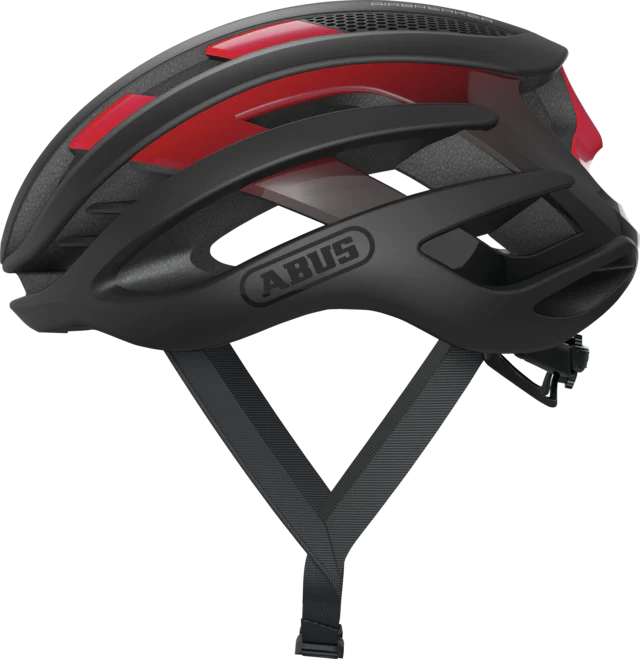 Helm Straße ABUS AIRBREAKER Schwarz/Rot