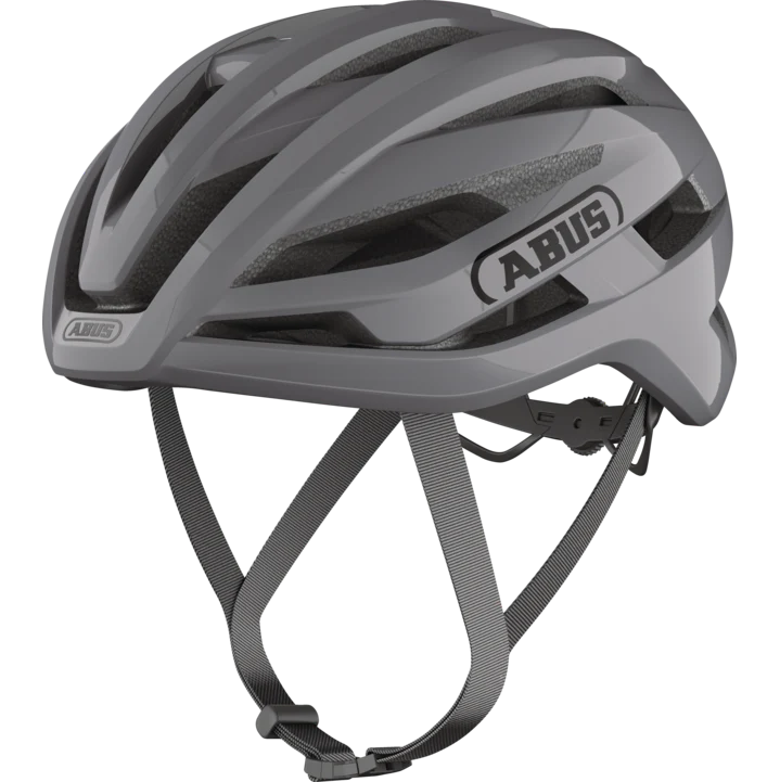 Helm Strasse ABUS STORMCHASER ACE Race Grau