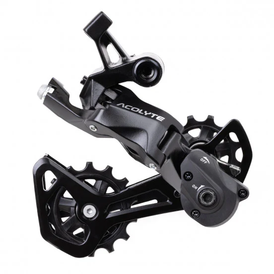 Hinterer Umwerfer MICROSHIFT ACOLYTE V2 RD-M5185M-B 8V Chape Moyenne Springlock