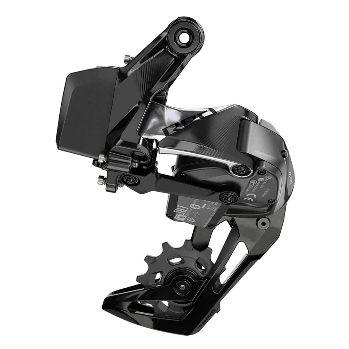 Hinterer Umwerfer SRAM RED E-TAP AXS XPLR 2x12V Lange Kette