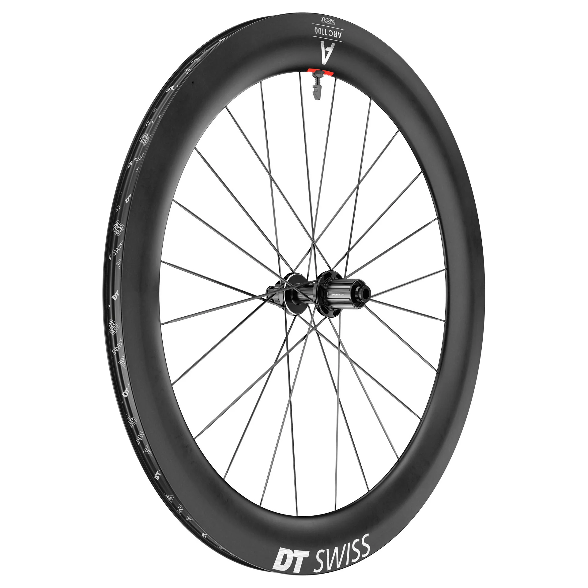 Hinterrad DT SWISS ARC 1100 DICUT 65 DISC Tubeless Ready (Center Lock)