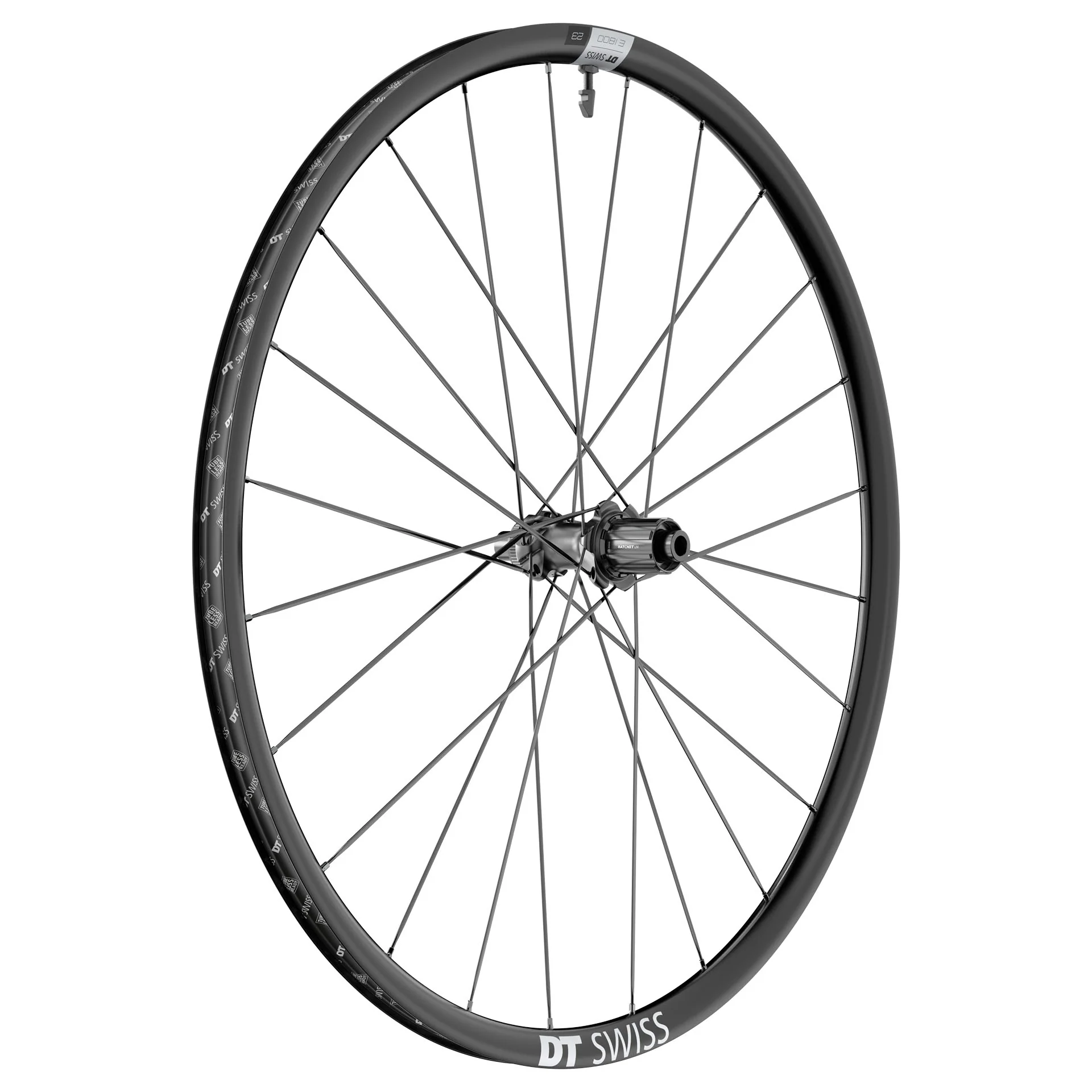 Hinterrad DT SWISS E 1800 SPLINE 23 DISC Tubeless Ready (Center Lock) 2024