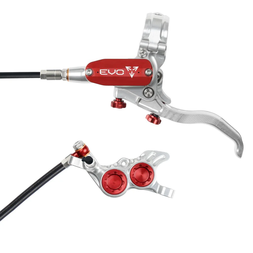HOPE TECH 4 EVO GR4 Vorderradbremse Silber/Rot