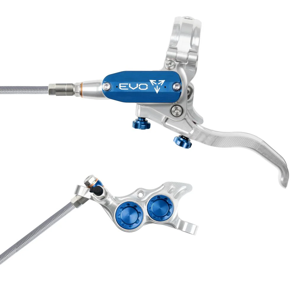 HOPE TECH 4 EVO TR4 Aviation Vorderradbremse Silber/Blau