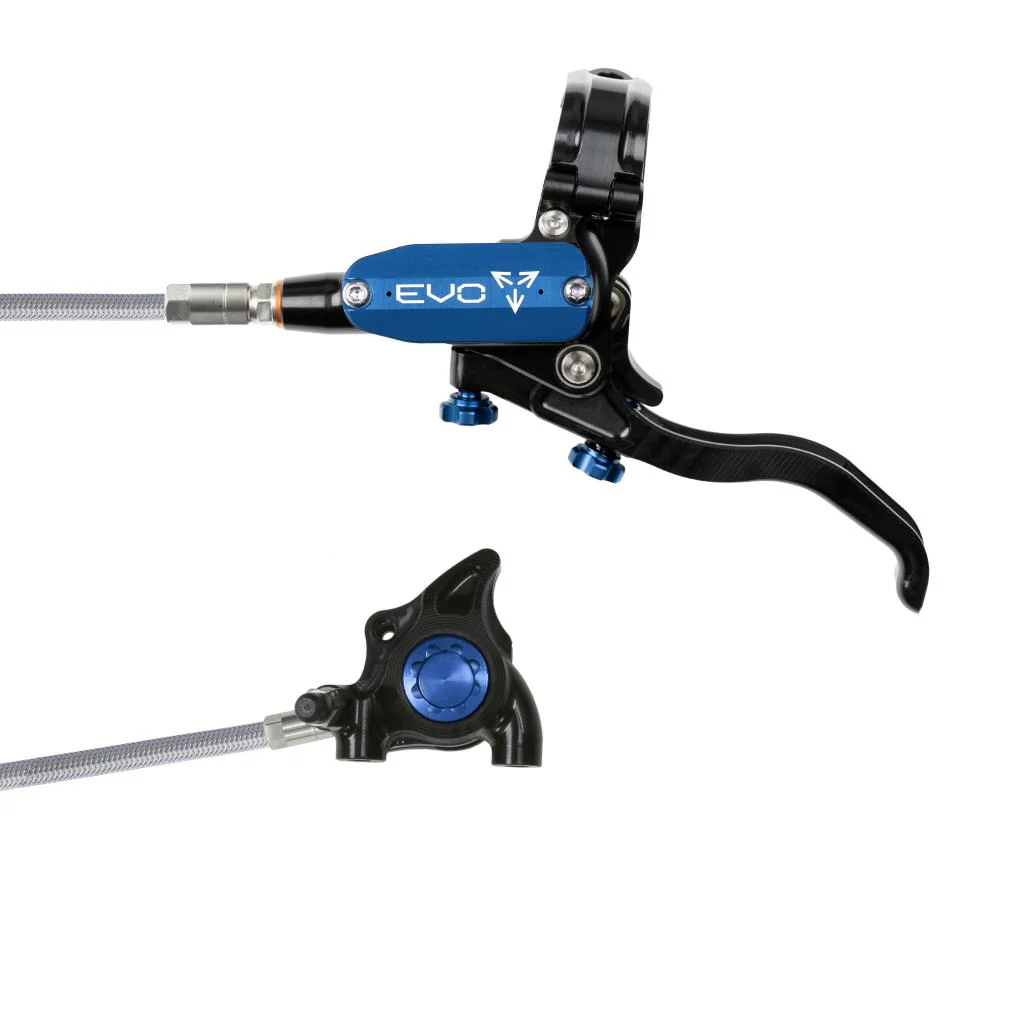 HOPE TECH 4 EVO X2 FM Aviation Vorderradbremse Schwarz/Blau