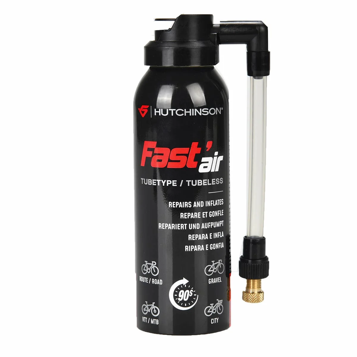 HUTCHINSON FAST'AIR Pannenreparatur-Spray mit Schraubaufsatz 125 ml