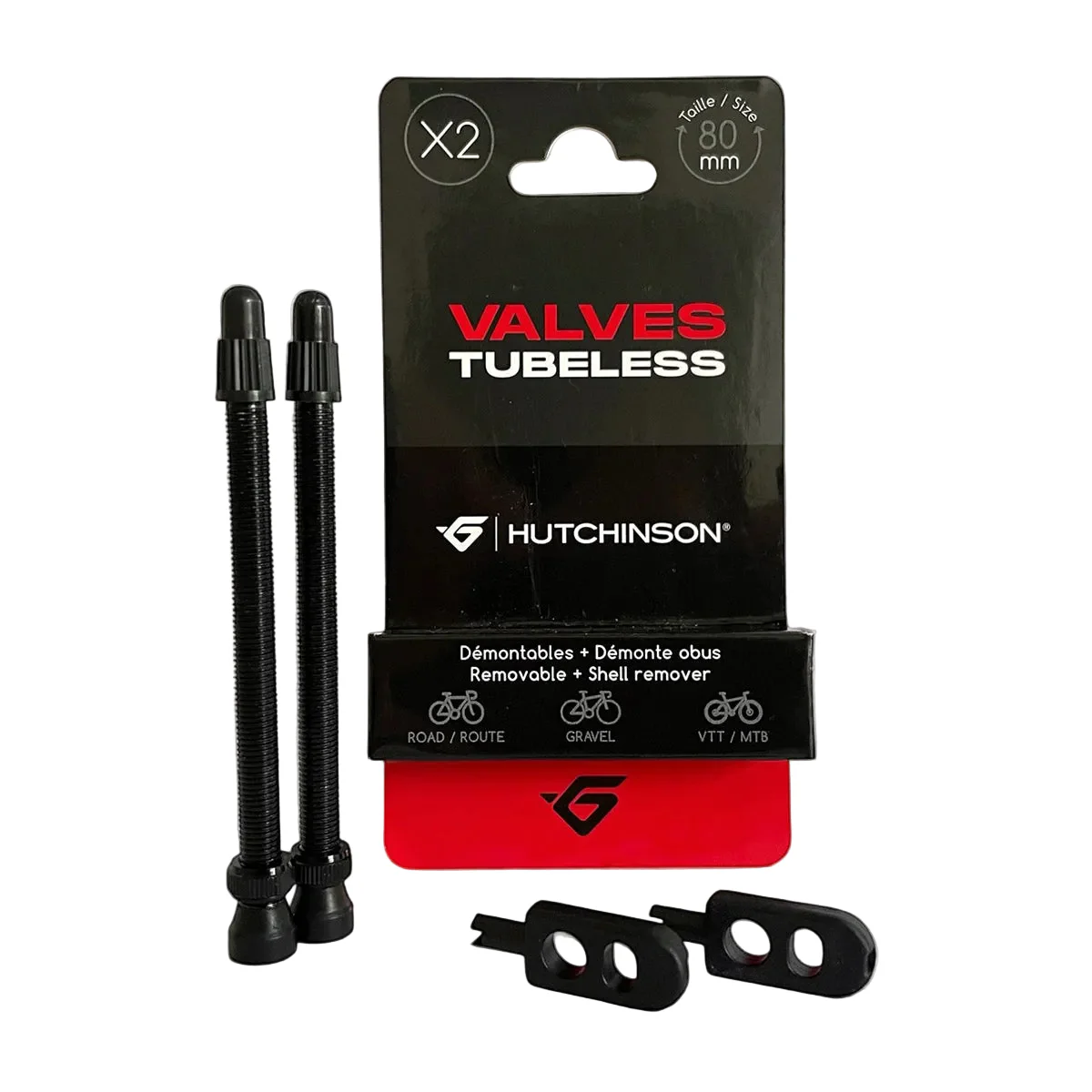 Satz von 2 Tubeless-Ventilen HUTCHINSON - Image 2