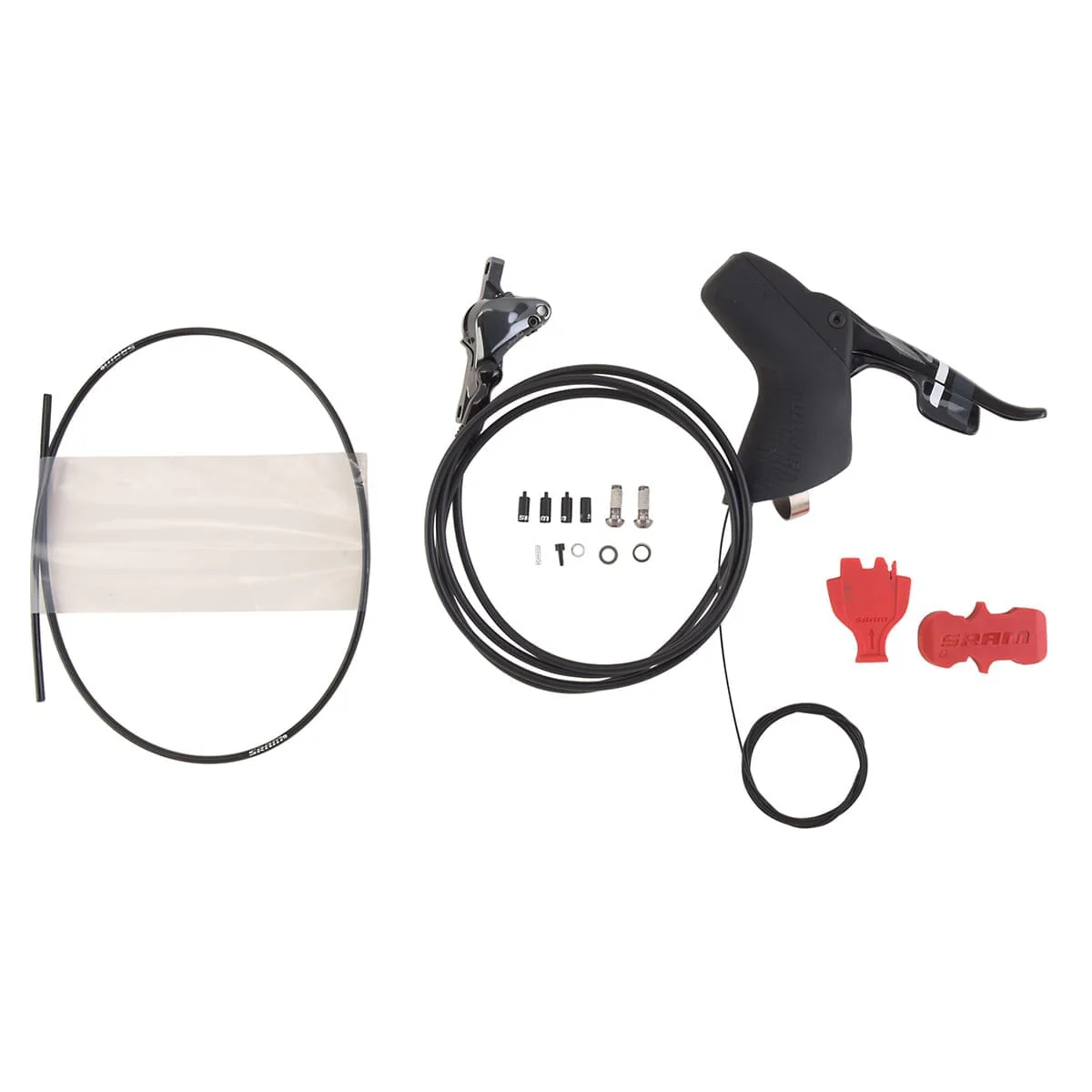 SRAM RIVAL 22 Rechter Hebel und Bremssattel hinten Grau