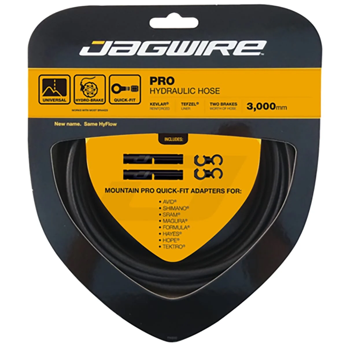 JAGWIRE PRO Universal Bremsleitungssatz Mattschwarz Stealth