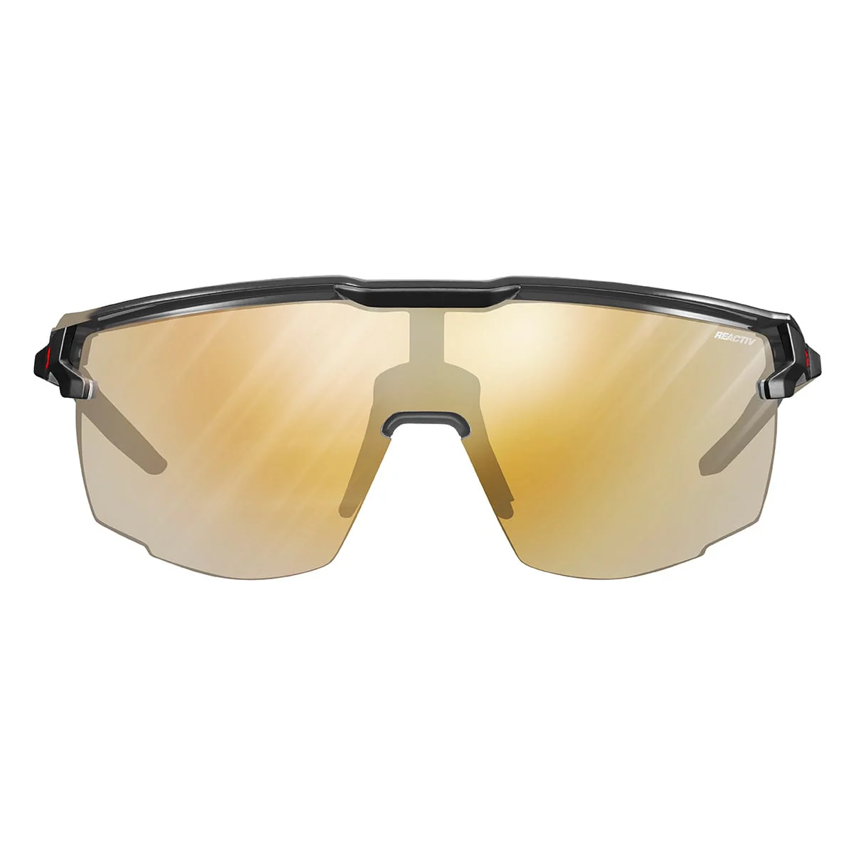 JULBO ULTIMATE Brille Schwarz/Rot Reactiv Light Amplifer Photochromic - Image 4